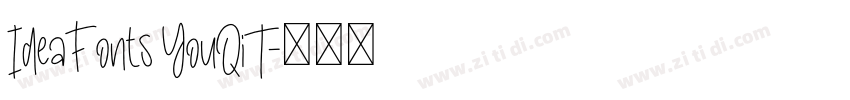 IdeaFonts YouQiT字体转换
